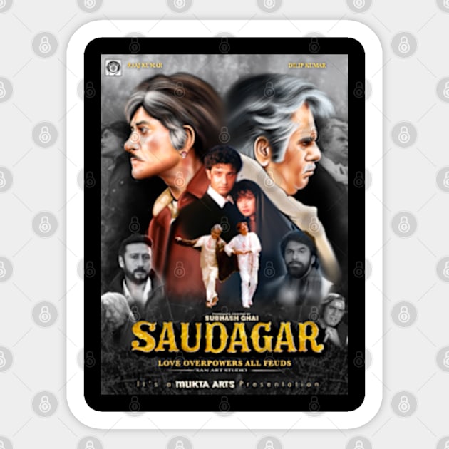 Saudagar Sticker by SAN ART STUDIO 